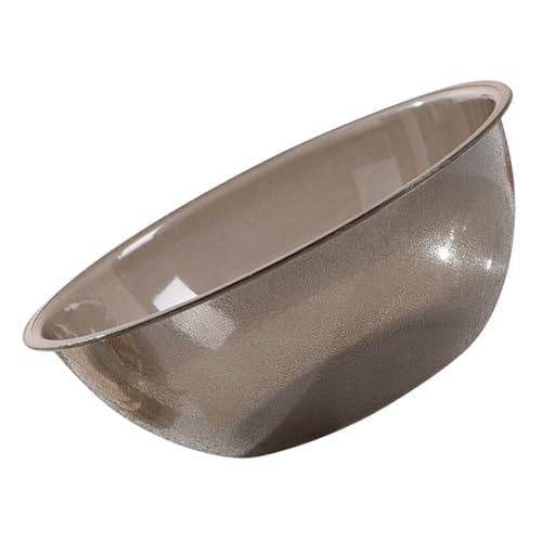 Bowl acrílico redondo para lavar verduras 30 cm gris miniatura 1