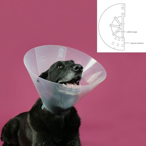 Image of KVP Betsy Pet Recovery Collar, Fits 18 inch to 22.25 inch Neck /12 Depth