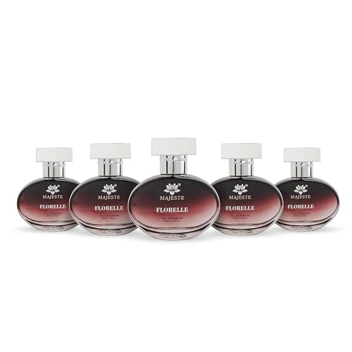 Image of Florelle by APS Majeste Perfume 50ml Set of Pack of 5 | Long Lasting | Perfume For Women
