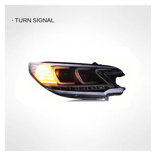 Faros delanteros Honda CRV 2012 luces antiniebla DRL intermitentes y kit de freno plug and play 4