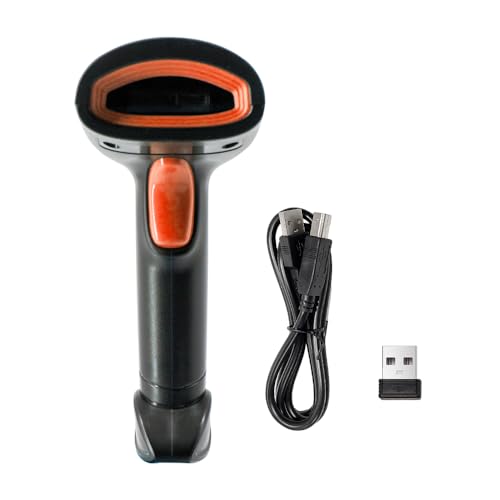 Scanner de codes-barres sans fil 1D USB compatible Windows Mac Android Linux - 7