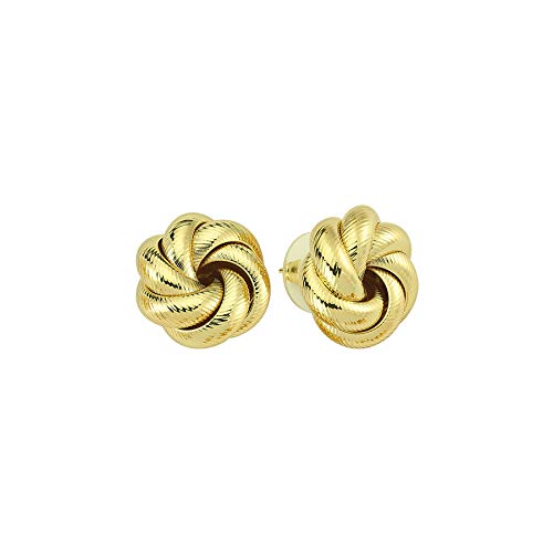 Boucle d'oreille nœud d'amour anti-allergie pour en finir avec les lobes douloureux