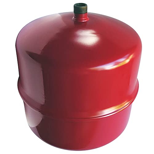 Vaso di espansione riscaldamento: - 25 litri - Pregonfiaggio dell'aria a 1,5 bar - Diametro: 317 mm - Altezza: 448 mm - Pressione massima: 3 bar - Temperatura massima: 90°C - Collegamento M 20/27