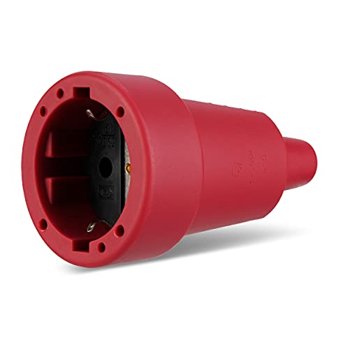 REV Ritter 0512160555 Rubber connection according to ISO standard Red