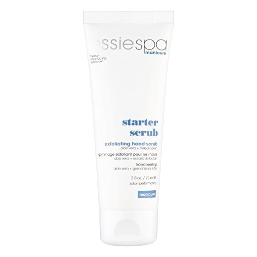 essie Spa Manicure Collection Starter Scrub 75ml - exfoliantes de manos (Women, Piel normal, Hidratante, Matorral, Softening, Aloe vera, Tubo)