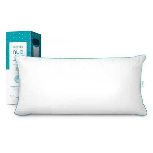 La Mejor Recopilación de De almohadas los más recomendados. 44 Sognare Nuo Almohada Tamaño King Relleno Semi Firme con Microfibras de Gel, Lavable Hipoalergénica, 100 Noches de Garantía.