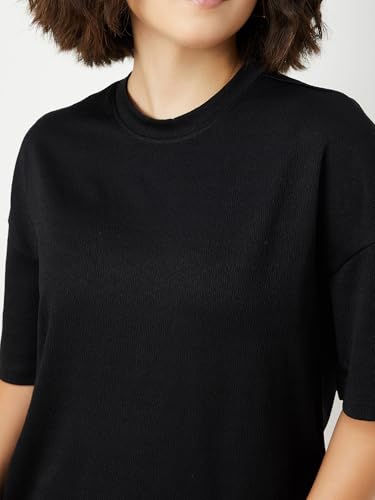 Image of Max Women's Solid Regular Fit T-Shirt
