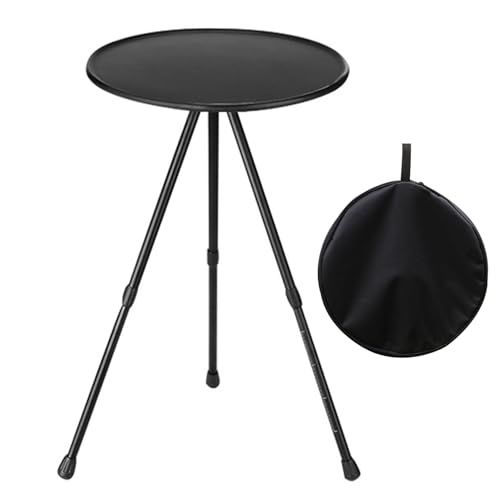 Table Basse de Patio Réglable pour Éviter les Chutes Tableau de Jardin Pliant Rond - 2