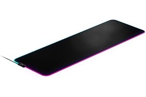 SteelSeries QcK XL Cloth Gaming Mouse Pad with Dual-Zone RGB Illumination