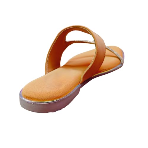 Image of Rivelle Flat Sandal for Women & Girls | Comfortable and Extra Cushioned Insole | Fit for every occasion, Daily, Office, Ethnic and festive