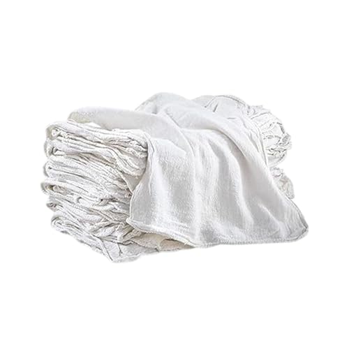 Image of Calibre - White waste Cotton Cloth,Waste Cloth,chindi,Cotton Waste Cloth,Cleaning dusting Cloth for Wiping Hands,Machines,Kitchen & Household General use (9 kg).