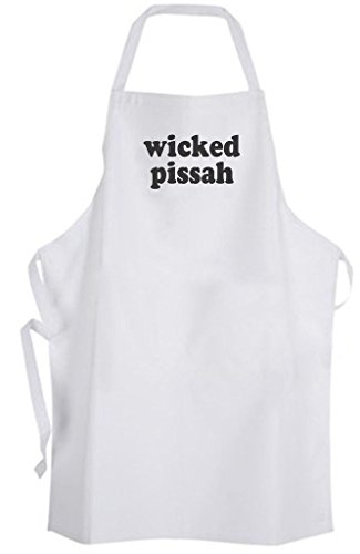 wicked pissah Adult Size Apron Really Awesome Difficult Slang Funny Humor Quote