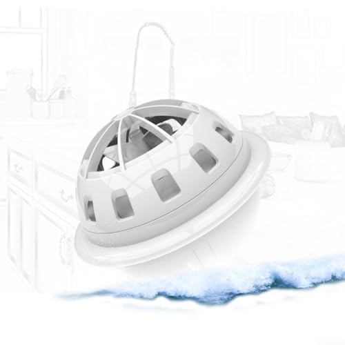 Feegow Mini lavavajillas, lavavajillas inalámbrico, portátil, multifuncional, para el hogar, USB, funcionamiento silencioso, lavavajillas de escritorio (blanco)