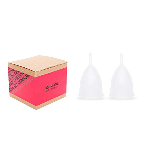 Image of The Crimson project - FDA registered - Menstrual cup - Set of both sizes - TWO SIZE PACK