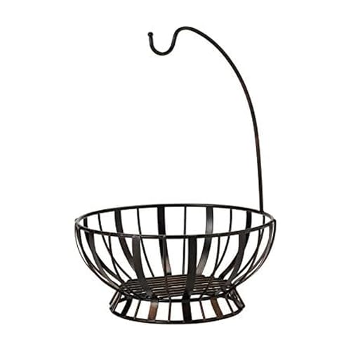 Mikasa Gourmet Fruit Basket with Banana Hook, 26.2 cm (10¼ Inch)