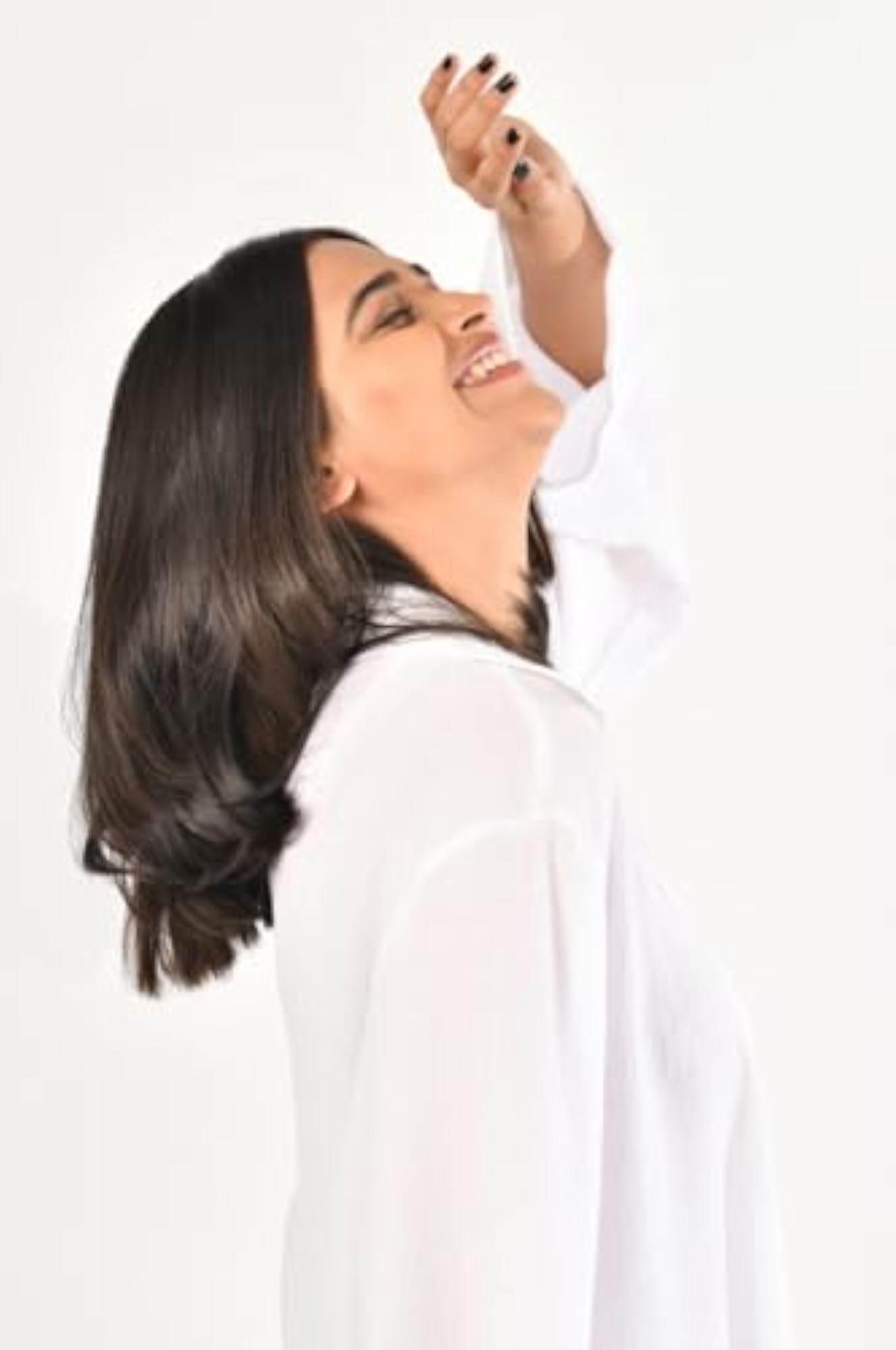 Ava Wavy Side Bang Clip-in Hair Extensions, 12 Inch