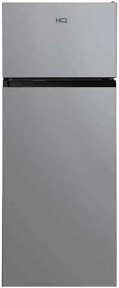 Geladeira Refrigerador HQ 230 Litros Duplex Defrost, Baixo Consumo A+++ Preto/Cinza HQ-230RDFS (220, Volts)