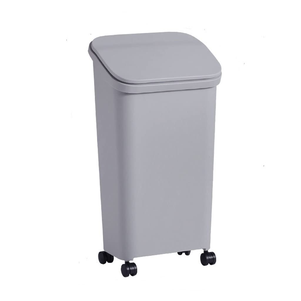 Grande poubelle de cuisine 20L avec couvercle amovible pour maison