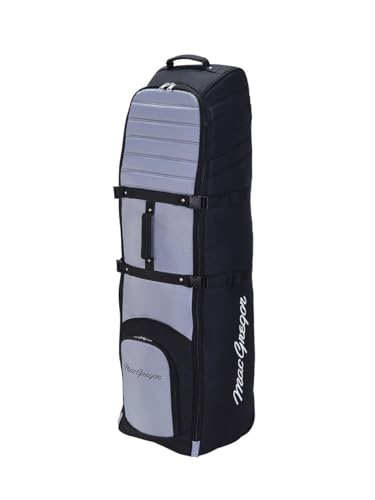 MacGregor Golf MACTC004 MACTEC VIP II Premium Golf Club Bolsa de Viaje, Color Negro y Plateado, Talla única