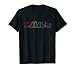 Cat LGBT Rainbow Chat Miezekeke Chaton Maison Chat T-Shirt