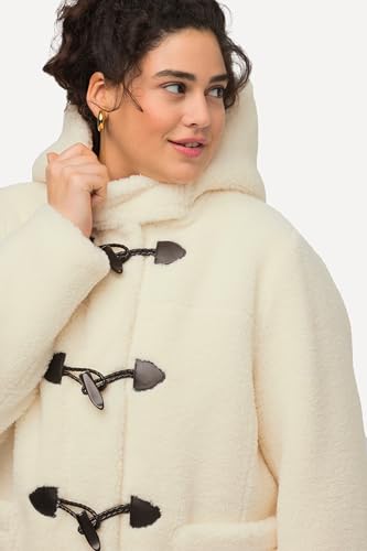 Dufflecoat teddy col bêche pour sorties hivernales et manteaux femme