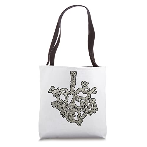 Bolso Tote con dije Cimaruta italiano ojo turco