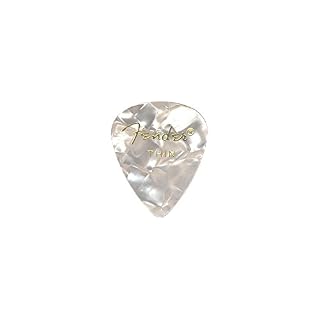 Fender 351 Forme Premium Médiators – White Moto – Medium – Set de 12 - Les Beatles, Paul McCartney, John Lennon, RIngo Starr, George Harrison Fender 351 Forme Premium Médiators - White Moto - Medium - Set de 12 – Image 3