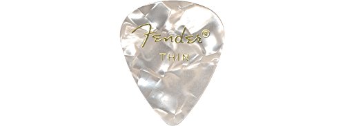 Fender 351 Premium Celluloid Lot de 12 médiators pour guitare Bleu Taille M - Les Beatles, Paul McCartney, John Lennon, RIngo Starr, George Harrison Fender 351 Premium Celluloid Lot de 12 médiators pour guitare Bleu Taille M – Image 4