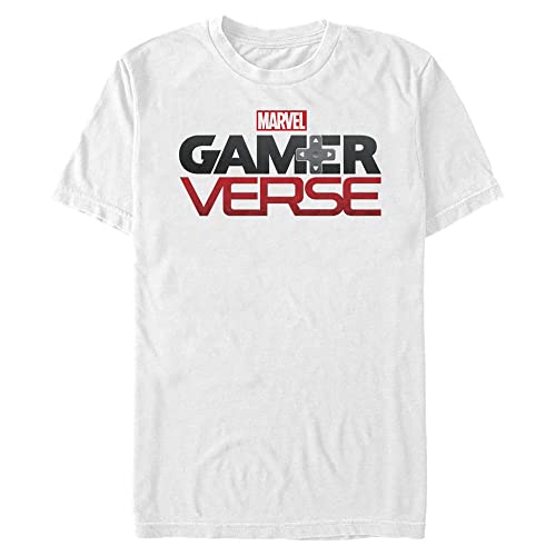 T-shirt Marvel Gamerverse blanc grande taille 3XL pour homme fan de jeux vidéo