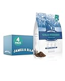 James & Ella Cold-Pressed Dog Food, Ocean Fish (4 x 2.5kg) Hypoallergenic, Grain Free & Low-Fat Complete Pellets | Rich in Vitamins, Fatty Acids & Nutrients, Easily Digestible for Sensitive Dogs