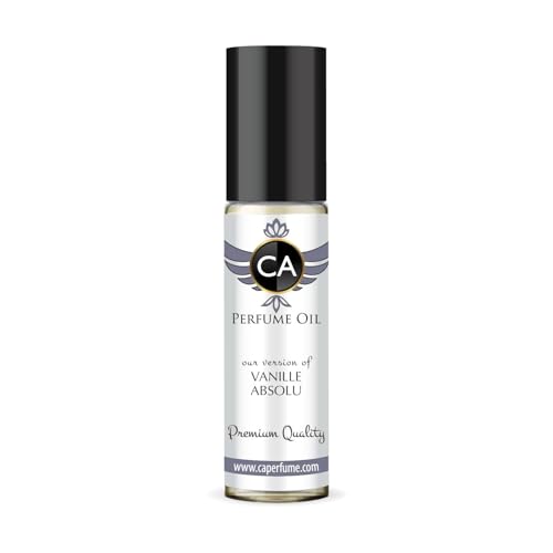 CA Perfume Impression of Vanille Absolu for Women Fragrance Oil Amber Vanilla Scent Long Lasting Perfumes for Women Travel Size TSA Ready Mini Parfum Body Oil Roll-on 0.33 Fl Oz 10ml