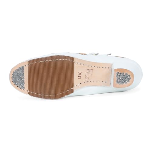 Colonial 226 Women's Folklorico Dance Shoes with Nails, Embroidered, Leather, 6cm Heel4