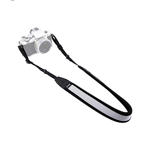 Image of JJC Soft Camera Neck Shoulder Strap for Fuji X-T30 III II X-T20 X-T5 X-T4 | for Fuji X-M5 XM5 XT30 XT20 X-T3 XT3 X100VI X100V X100F X Half X-S10 X-E4 Canon EOS M50 M6 Mark II Nikon Zf Z8 Z50 & More