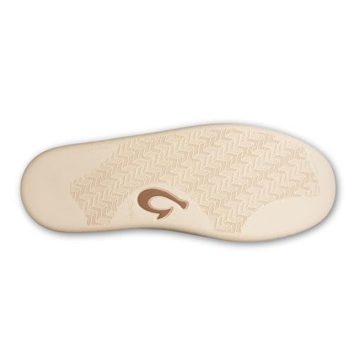 OluKai Punini Men's Everyday Sneaker, Classic Lace-Up Design & Countoured Footbed, Comfort Fit & Wet Grip Rubber Soles, Durable & Supportive, Off White/Molten Orange, 11.5 - image 4
