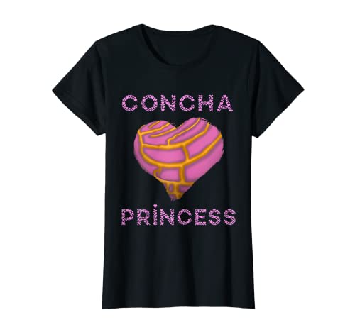 Concha Princess Fluffy Latina Mexico Pan Candy Camiseta