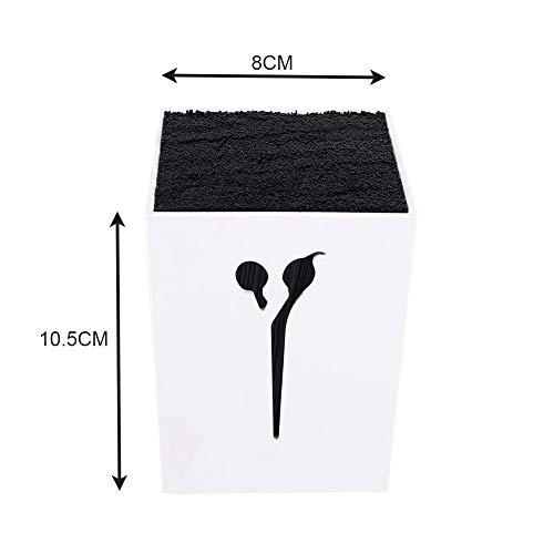 Ciseaux support de coiffure blanc pour organiser votre coiffeuse à la maison
