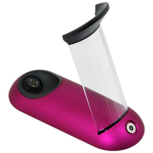 Spares2go Charging Dock Display Stand compatible with Dyson Fits Corrale HS03 Hair Straightener (Fuschia)