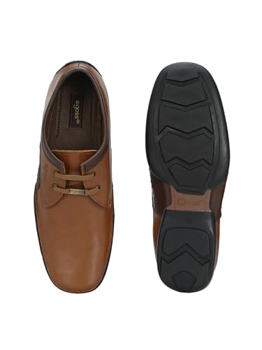 Image of egoss Formal Lace-Up Shoes for Men | Genuine Leather | Stylish & Comfortable | Perfect for Office, Party G-354