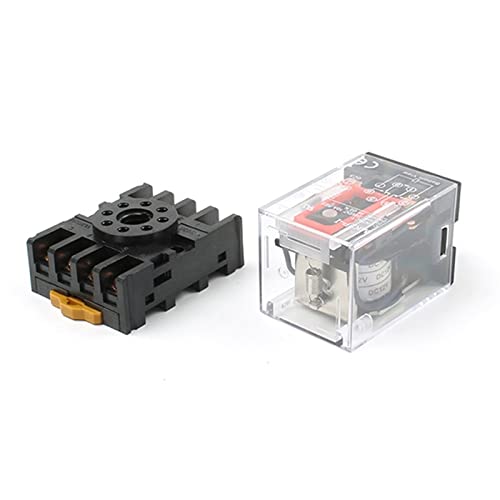 Relé electromagnético MK2P-I AC110V con base de enchufe PF083A de 8 pines 7