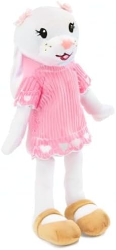 Miniatura 10 de Muñeca de bebé suave de peluche, conejito de 18 pulgadas, muñeca de trapo de felpa con 2 juegos de ropa, mi primer juguete de peluche para niñas,