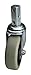 Swivel Stem Caster, Polyurthn, 4 in, 275 lb