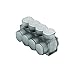 Burndy BIBS6004MT Unitap Multi Port Single Sided, 4 Ports, 4-600 AWG/kcmil Wire Range, 7.59" Length, 2.38" Width, 2.75" Height (Pack of 5)