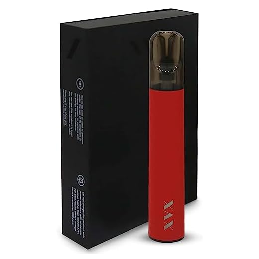 XVX MAGNET POD - RED - E CIGARETTE VAPE PEN - RECHARGEABLE - MESH COIL - 2ML TANK - REFILLABLE - COMPATIBLE WITH ALL E LIQUIDS