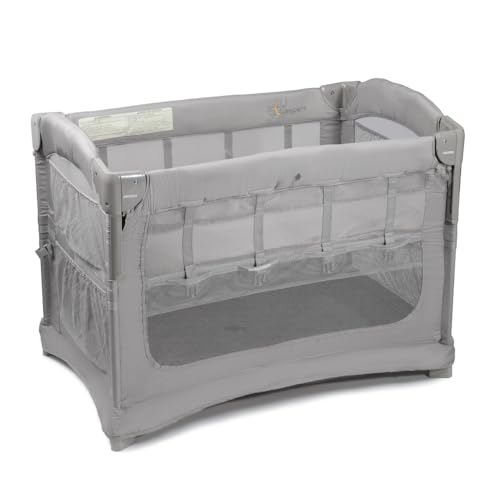 Arm’s Reach Ideal Ezee 3-in-1 Co-Sleeper & Play Yard, Gray