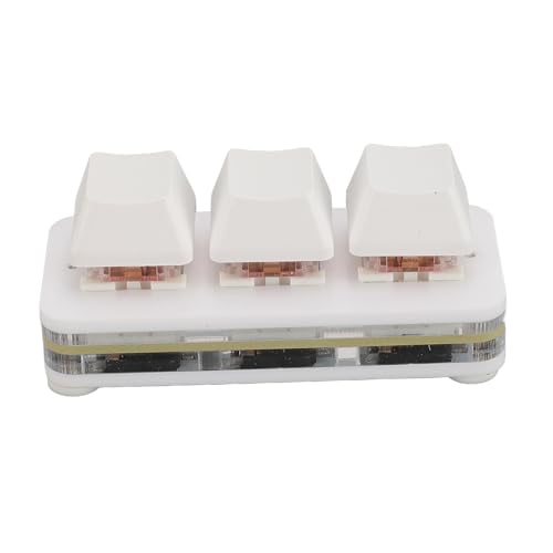 Clavier Macro Programmable USB à 3 Touches Mécaniques et Rétroéclairage RVB Cuifati