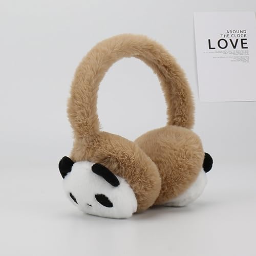 Winter Ear Muffs for Kids Girl Boy Fluffy Ear Muff Cute Panda Warm Weather Ear Warmer for Big Kids Toddler Ear Muffs Winter3
