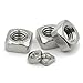 10PCS/Lot M3-M12 304 Stainless Steel Square Nuts Square Threaded Nuts Bolts Industrial Fasteners(M12)