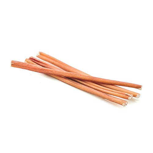 Barkworthies Odor-Free 12 inch Bully Sticks | 5 Pack | All-Natural Dog Chews - Highly Digestible, Premium Rawhide Alternative Dog Treats, Promotes Dental Health