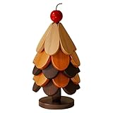 Sottopentola in Legno per Caldi, Sottopentola a Forma di Albero di Natale Sottobicchieri in Legno Treevot con 5 So ttopentola e 1 Supporto per Ciotola, Teiera, per Bevande Decorazione immagine