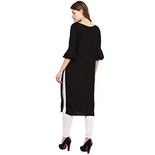 Image of Veera Paridhaan Women's Rayon Straight Kurti